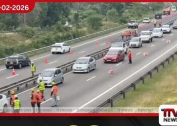 දක්ෂිණ අධිවේගී මාර්ගයේ වාහන තුනක් ගැටී තිදෙනෙකුට තුවාල