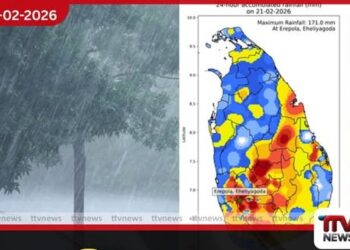 වැඩිම වර්ෂාපතනය ඇහැලියගොඩට; අදත් ගිගුරුම් සහිත වැසි