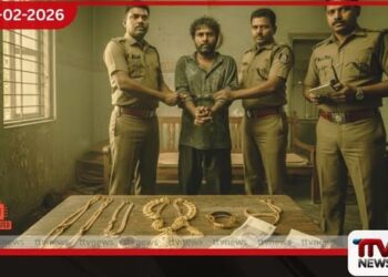 නිවසක් බිඳ ලක්ෂ 25ක  රන් භාණ්ඩ සොරාගත්  පුද්ගලයෙකු අත්අඩංගුවට