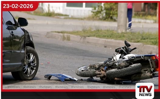 කළුතර නාගස්හන්දියේදී මෝටර් රථයක් සහ යතුරුපැදියක් ගැටෙයි