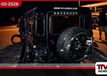 කුරුණෑගලදී ඩිෆෙන්ඩර් රථයක් අනතුරට ලක්වෙයි දෙදෙනෙකුට තුවාල