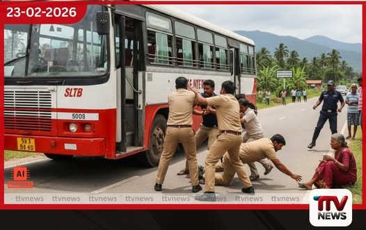 රණවරනාවේදී ලංගම බස් රථයක රියදුරු සහ කොන්දොස්තරට පහරදීමක්