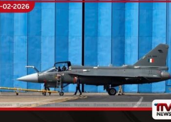 බ්‍රේක් පද්ධතියේ දෝෂයක් හේතුවෙන්  ඉන්දීය Tejas ප්‍රහාරක යානයකට බරපතළ හානි