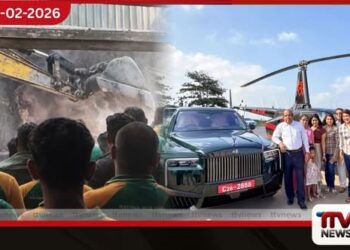 වැලිකන්දේ පිහිටි මිත්රපාල ලංකේෂ්වරගේ වී මෝලක ගින්නක් හටගනියි