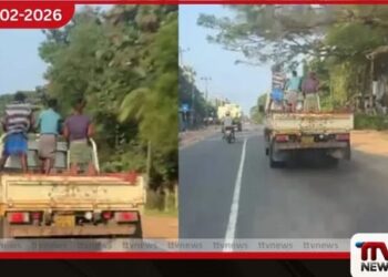 සමන්තුරේදී පොලිස් නිලධාරීන් ලොරි රථයකට යට කිරීමට තැත් කරයි සැකකරුවන් අල්ලන්න වෙඩි තබයි