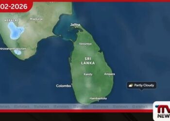 හෙට පස්වරුවේ දිස්ත්‍රික්ක කිහිපයකට වැසි