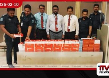 ලක්ෂ 55කට  අධික විදෙස් දුම්වැටි තොගයක් සමඟ  විදේශිකයෙක් කටුනායකදී අල්ලයි!