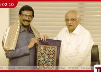 ජවිපෙ ප්‍රධාන ලේකම් ටිල්වින් සිල්වා සහ ගුජරාට් මහ ඇමති අතර  විශේෂ හමුවක්!