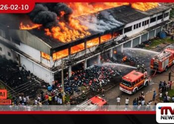 කුරුණෑගල හෙල්මට් කර්මාන්ත ශාලාවක හදිසි ගින්නක්!