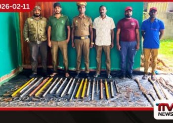 හේන් ගොවිතැන මුවාවෙන්  මහා පරිමාණ දඩමස් ජාවාරමක්  මර උගුල් 121ක් සහ බඳින තුවක්කු 20ක් වනජීවී බාරයට!