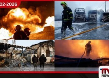 රුසියාව යුක්රේනයට  මිසයිල සහ ඩ්‍රෝන  සිය ගණනක් යවයි