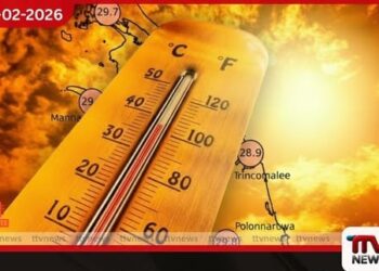 අදත් දිවයිනේ වැඩිම උෂ්ණත්වය  රත්නපුරයෙන්