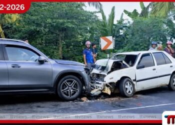 ගල්කුලම මෝටර් රථ අනතුරෙන් වන්දනාකරුවන් ඇතුළු පස් දෙනෙකු රෝහලේ.