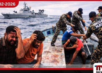 ජාත්‍යන්තර මුහුදේදී ඉන්දීය නාවික හමුදාවෙන් ලාංකික ධීවරයින්ට ප්‍රහාරයක්: සිව්දෙනෙකු රෝහල්ගත කෙරේ