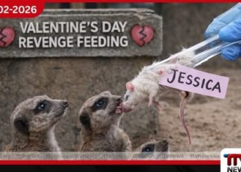 වැලන්ටයින් දිනයේදී හිටපු පෙම්වතුන්ගෙන් පළිගන්න අපූරු ක්රමයක්: පෝලන්ත සත්වෝද්යානයකින් විශේෂ අවස්ථාවක්