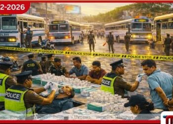 මොරටුවේ මත්ද්‍රව්‍ය පරීක්ෂාවෙන් රියදුරන් 8ක් හසු වෙයි