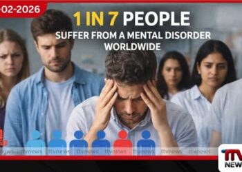 ලොව සෑම පුද්ගලයන් 7 දෙනෙකුගෙන් අයෙකුටම මානසික රෝගයක්