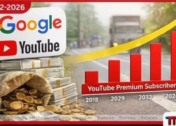 යූටියුබ් වාර්ෂික ආදායම රු. කෝටි දහ අට ලක්ෂය ඉක්මවයි