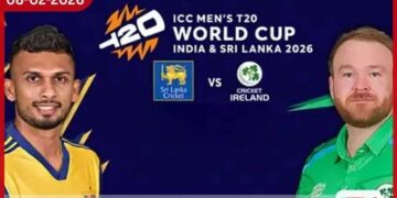 අයර්ලන්තය පරදා ශ්‍රී ලංකාවට ලකුණු 20ක ජයක්