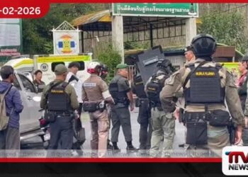 තායිලන්ත පාසලක සිසුන් සහ ගුරුවරුන්  ප්‍රාණ ඇපයට ගත්  තුවක්කුකරු අත්අඩංගුවට