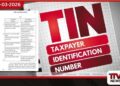 අප්‍රේල් මස සිට  TIN සහතිකය  අනිවාර්ය වන සේවාවන්