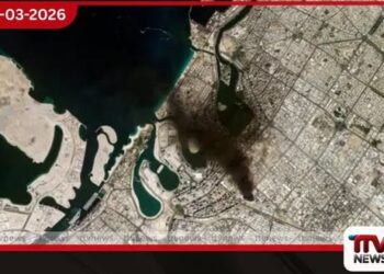 මිසයිල හා ඩ්‍රෝන ප්‍රහාරවලින්  ඩුබායි අහස කළු දුමාරයෙන් වැසෙයි