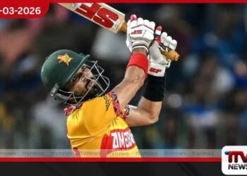 රාසාගේ අර්ධ ශතකය සිම්බාබ්වේ කණ්ඩායම 153ක් දක්වා රැගෙන යයි