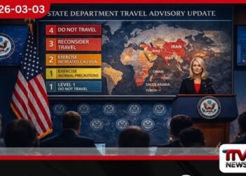 ඇමරිකානු රාජ්ය දෙපාර්තමේන්තුවෙන් මැදපෙරදිග රටවල් රැසකට නව සංචාරක සීමා