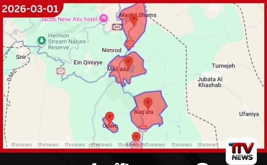 උතුරු ඊශ්රායලයට ඩ්රෝන ප්රහාර එල්ලවීමේ අවදානමක්