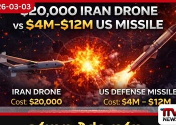 ඉරානය එල්ල කරන  ඩොලර් විසිදාහක ඩ්‍රෝනයක් විනාශ කිරිමට ඩොලර් ලක්ෂ හතළිහත් 120ත් අතර ප්‍රතිමිසයිලයක්  ඇමරිකාවට වැයවේ