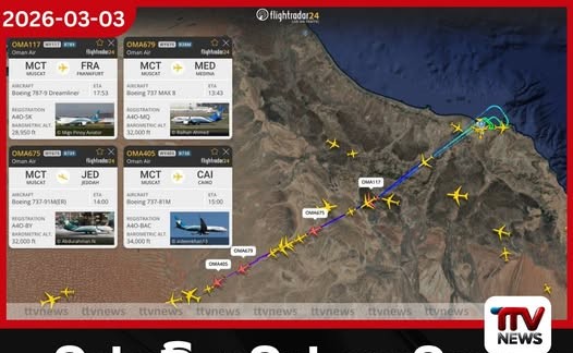 මස්කට් ගුවන් තොටුපළ මැදපෙරදිග මගී ඉවත් කිරීමේ මධ්යස්ථානය බවට පත්වෙයි