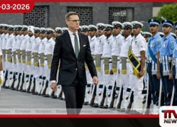 ෆින්ලන්ත ජනාධිපති ඇලෙක්සැන්ඩර් ස්ටබ් නිල සංචාරයක් සඳහා ඉන්දියාවට පැමිණෙයි