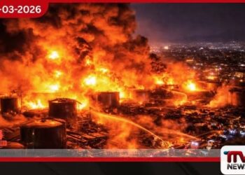 ඊශ්‍රායල ආරක්ෂක හමුදා විසින් දකුණු ටෙහෙරානයේ  ඉන්ධන ගබඩාවකට ගුවන් ප්‍රහාරයක්