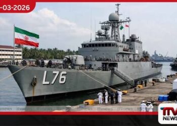 ඉරාන නාවික හමුදාවට අයත් ‘IRIS ලවාන්’ නෞකාවට ඉන්දියාවේ රැකවරණය