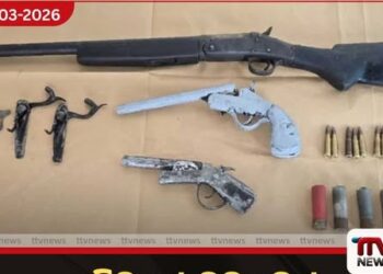 කම්මලක් මුවාවෙන් පවත්වාගෙන ගිය  ගිනි අවි නිෂ්පාදනාගාරයක්