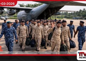 සුවය ලැබූ ඉරාන නාවිකයින් 22 දෙනෙකු කොග්ගල ගුවන් හමුදා කඳවුර වෙත