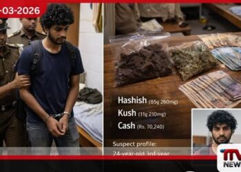 පේරාදෙණි සරසවි නේවාසිකාගාරයේ මත්ද්රව්ය ජාවාරම් කළ තෙවන වසරේ සිසුවෙක් දැලේ
