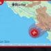 ඉතාලියට ඔබ්බෙන් වූ  ටිරේනියන් මුහුදේ  රික්ටර් මාපක 6.1ක ප්‍රබල භූමිකම්පාවක්
