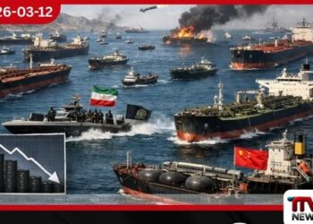 හෝමුස් සමුද්‍ර සන්ධියේ දැවැන්ත නෞකා තදබදයක්