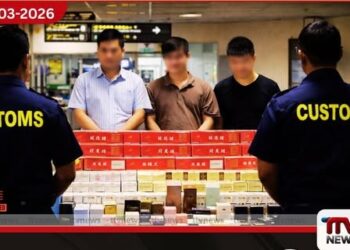 රුපියල් ලක්ෂ 52ක  හොර දුම්වැටි සහ සුවඳ විලවුන් තොගයක්  සමඟ තිදෙනෙකු කටුනායකදී අල්ලයි