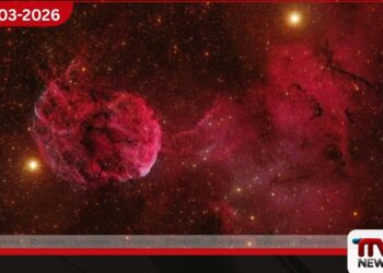 අබුඩාබි කාන්තාරයේ සිට ජෙලිෆිෂ් නෙබියුලා කැමරා ඇසට හසුකර ගනී