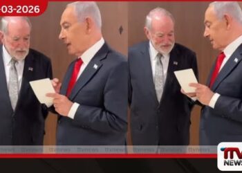 නෙතන්යාහු සහ අමෙරිකානු තානාපති අතර  හමුවේ වීඩියෝවක් AI මඟින් නිර්මාණය කළ එකක් බවට  Grok හඳුනාගනියි