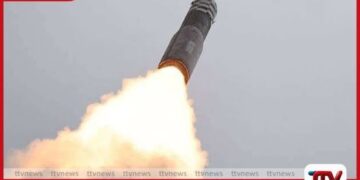 දකුණු කොරියා – අමෙරිකා යුද අභ්‍යාසයට විරෝධය පාමින් උතුරු කොරියාවෙන් මිසයිල වර්ෂාවක්