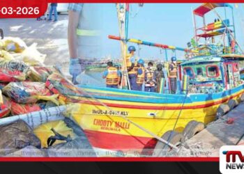 දෙවුන්දර මුහුදේදී මත්ද්‍රව්‍ය සමඟ ධීවර යාත්‍රාවක් නාවික හමුදා භාරයට