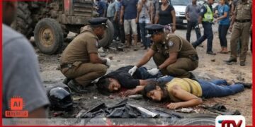 යාපනයේදී සිදුවූ දරුණු රිය අනතුරකින් එකම පවුලේ සහෝදරයා සහ සහෝදරිය ජීවිතක්ෂයට