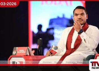 ඉරාන නෞකාවට එල්ල වූ  ප්‍රහාරය ගැන නාමල් රාජපක්ෂගෙන්  ඉන්දියාවේදී ප්‍රශ්න කෙරේ