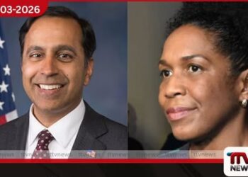 සෙනෙට් මණ්ඩල අසනය සඳහා රාජා ක්‍රිෂ්ණමූර්ති පරදා ජුලියානා ස්ට්‍රැටන් ජයග්‍රහණය කරයි