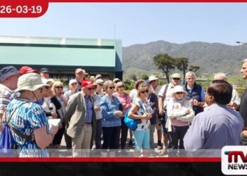 යුරෝපීය සහ ජර්මානු ගොවි කණ්ඩායම් අඹේවෙල කිරි ගොවිපළේ නිරීක්ෂණ චාරිකාවක