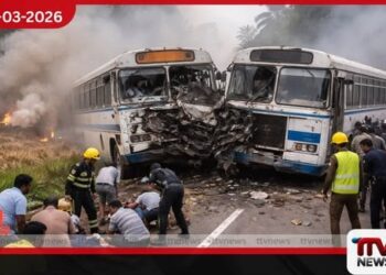 වීරවිල බස් අනතුරට හේතුව පිදුරු ගිනි තැබීමෙන් මතු වූ දුමාරය බවට සැකයක්