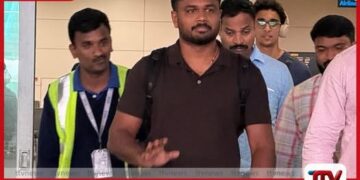 සංජු සැම්සන් චෙන්නායි වෙත පැමිණෙයි